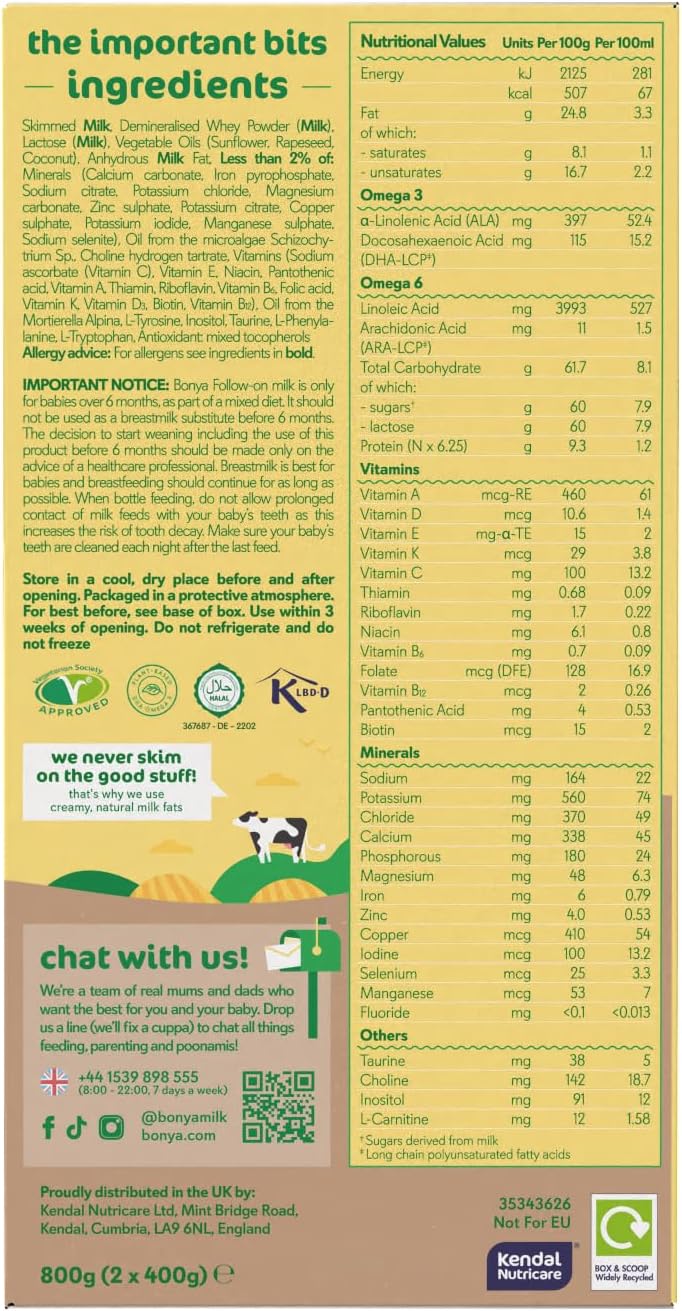 Bonya Follow On Formula (800g)