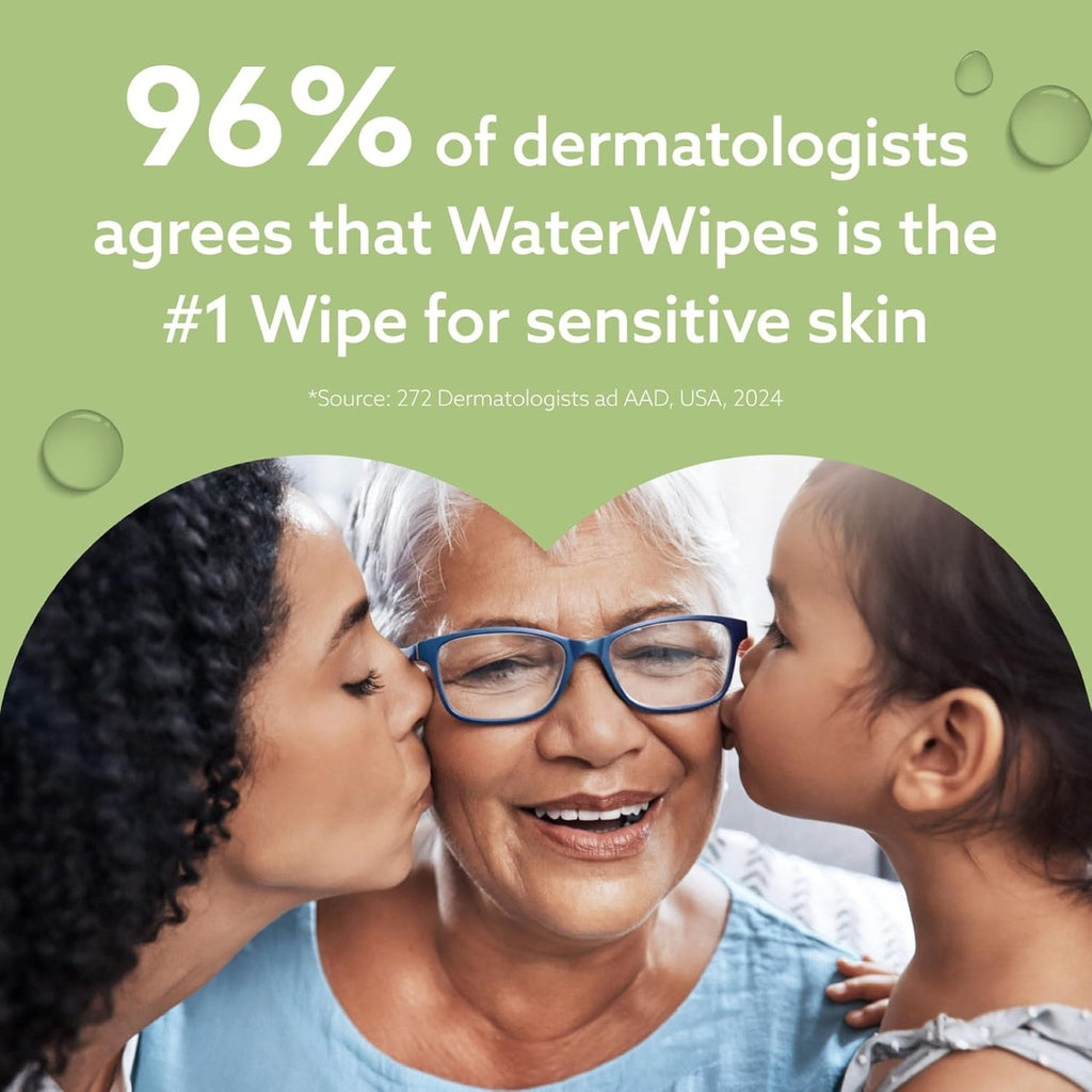 WaterWipes Sensitive+ Baby & Toddler Textured Wipes (60 ct)