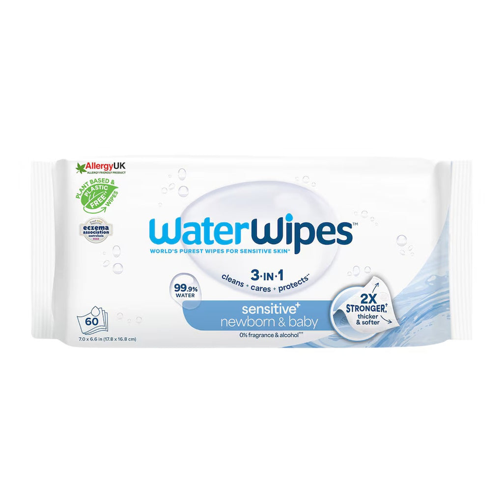 WaterWipes Sensitive+ Newborn & Baby Wipes