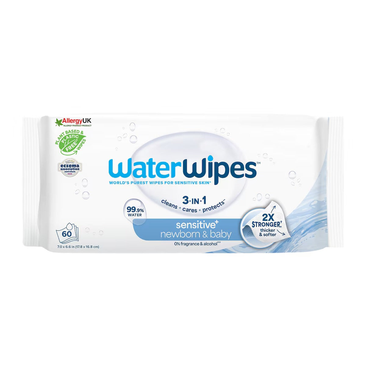 WaterWipes Sensitive+ Newborn & Baby Wipes