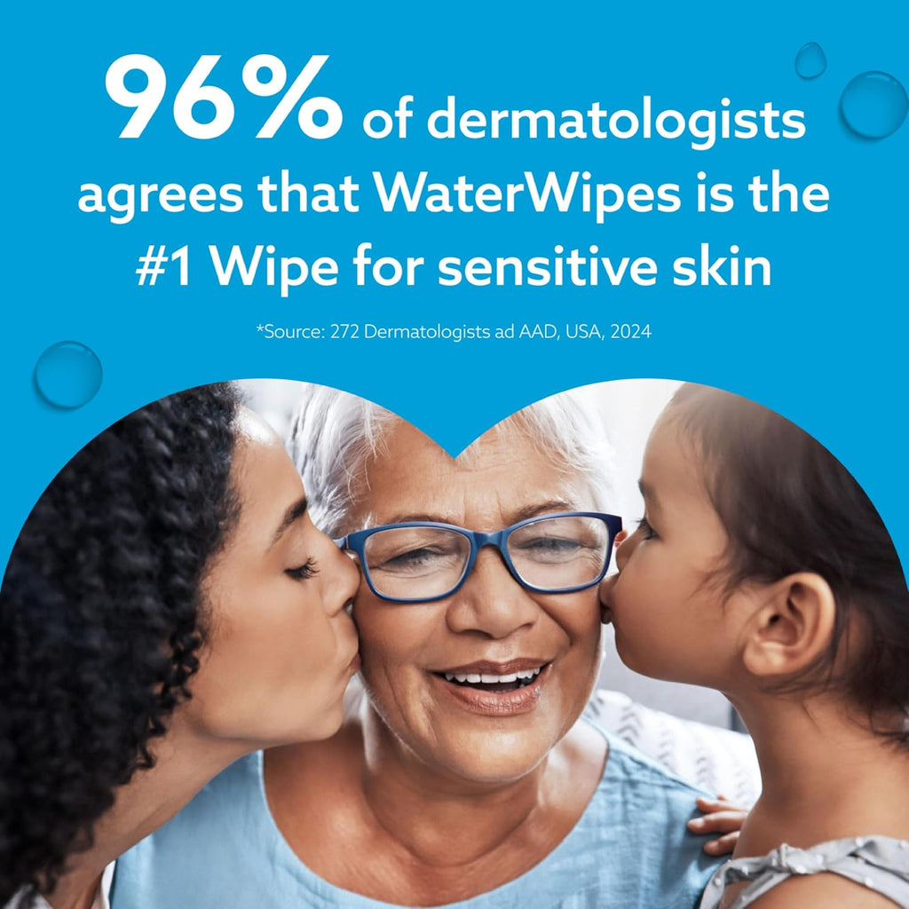 WaterWipes Sensitive+ Baby & Toddler Textured Wipes (12 pack)